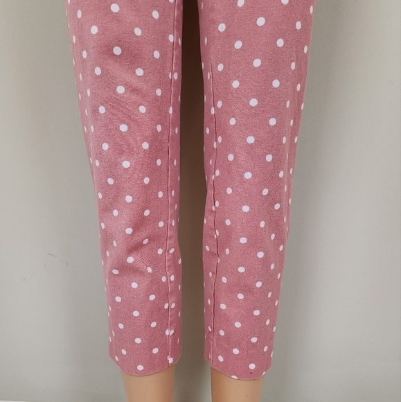 New York & Company Polka-dot Cropped Jeans pants - Picture 7 of 11